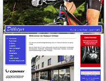 Tablet Screenshot of fahrrad-dillitzer.de